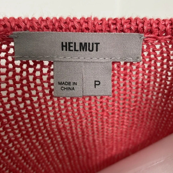 Helmut Lang Tucked Linen Asymmetrical Pullover - Picture 6 of 8